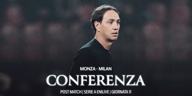 La conferenza di Mister Nesta dopo Monza-Milan