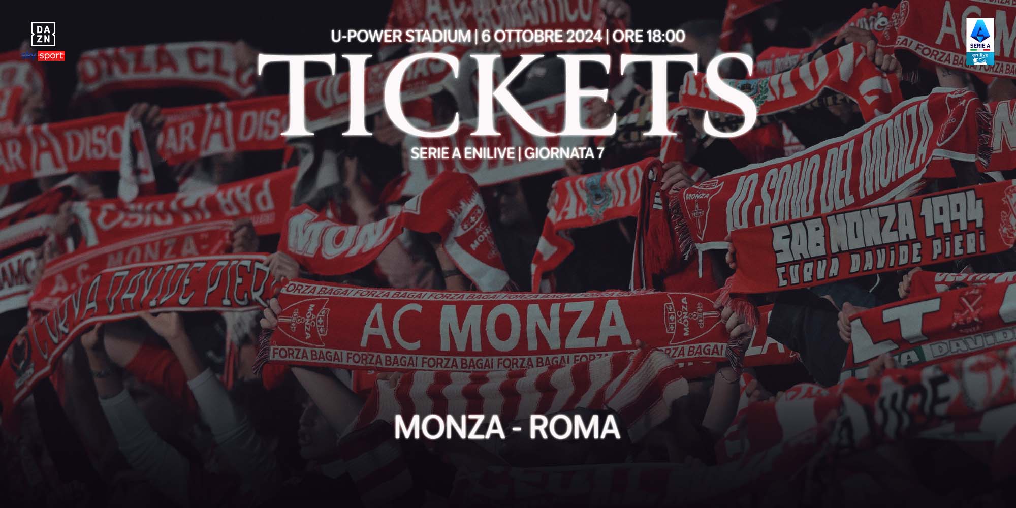 MONZA - ROMA: tickets info