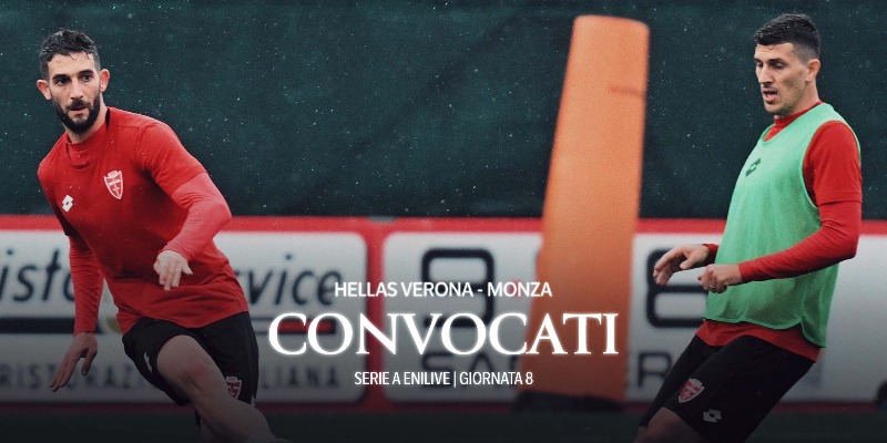 HELLAS VERONA - MONZA: i convocati