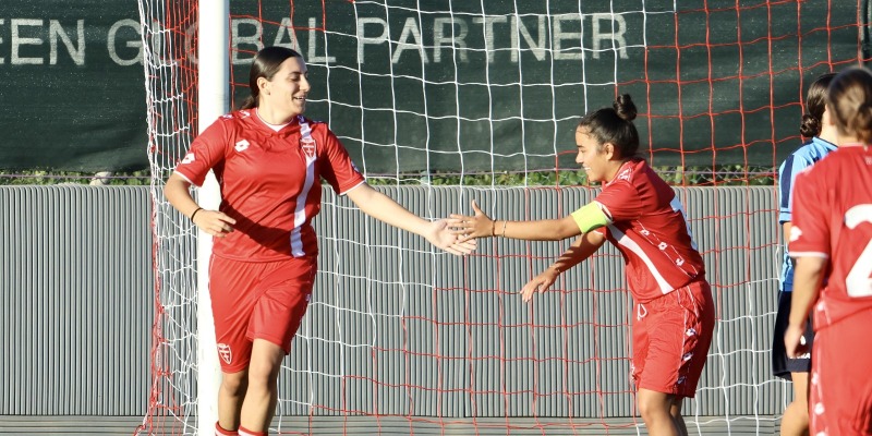 PRIMA SQUADRA FEMMINILE: il viaggio delle biancorosse continua